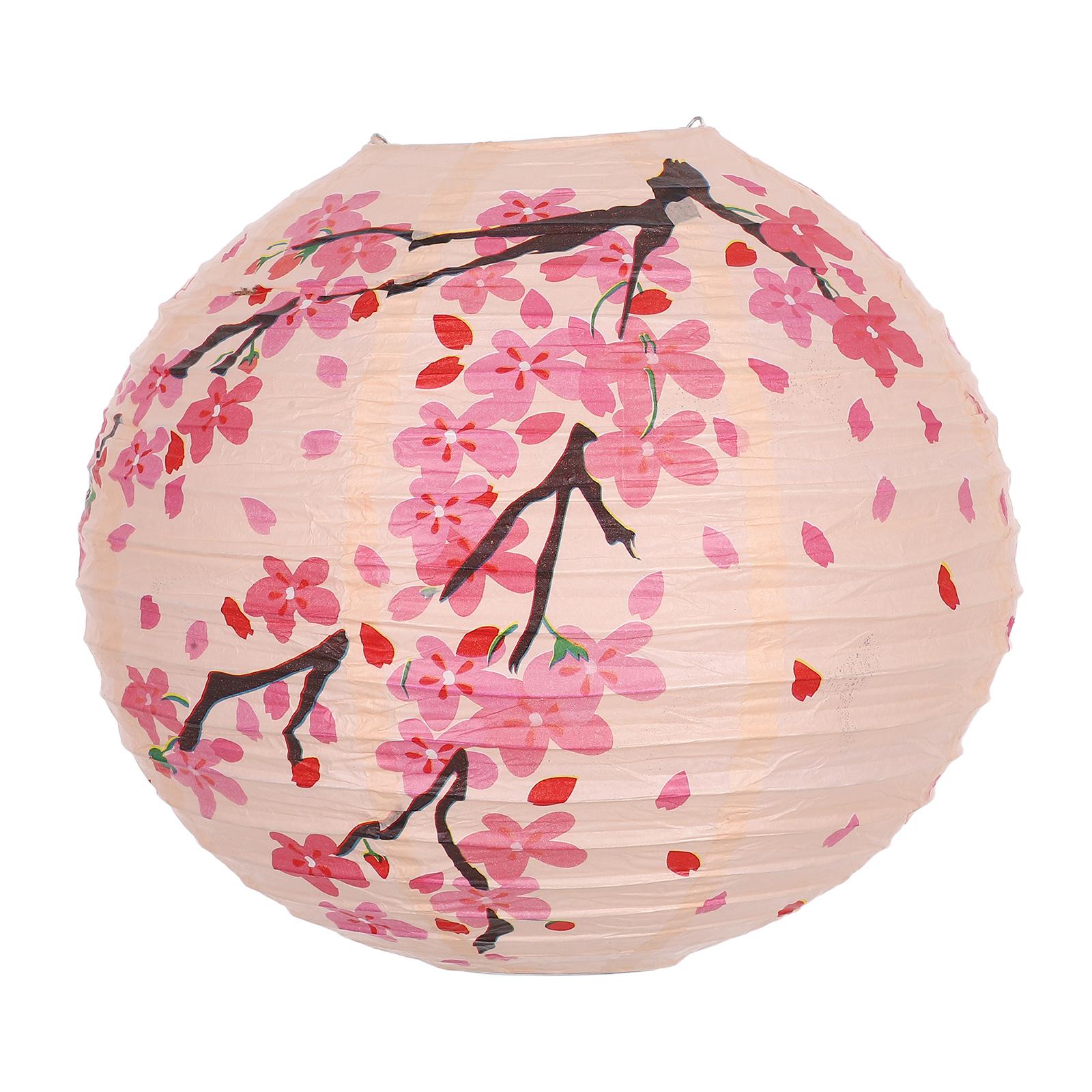 

Peach Blossom Japanese Paper Lanterns Cute Pink Hanging Indoor Garden Decorative Festive Party New Year Lantern Outdoor other