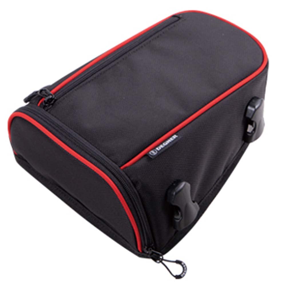 

DEGNER Motorcycle Seat Holster Red Bag, Piping, NB-187