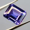 Natural Purple Tanzanite Loose Gemstone Emerald Cut 9.95 Ct for Ring for Jewelry Making and Crafts