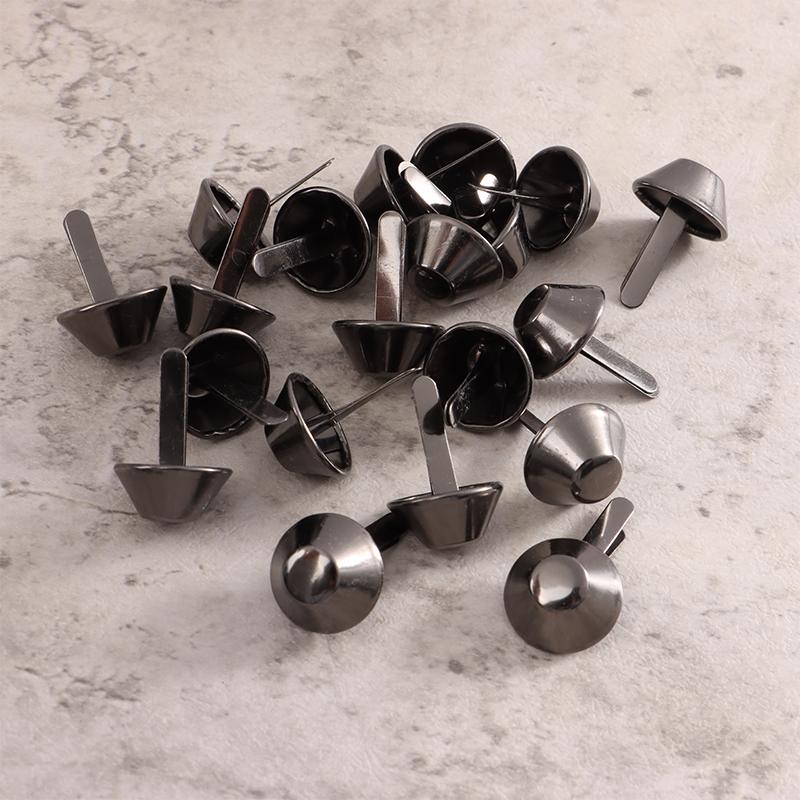 20Pcs Metal Bag Accessories Feet Rivets Studs Pierced For Purse Handbag Leather Diy Crafts Luggage Hardware Accessories