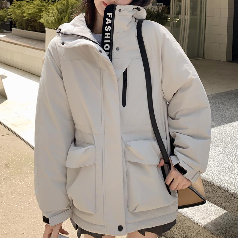 Fashion Winter Coat Female Parkas Hooded Loose Thick Warm Outerwears Women Jackets