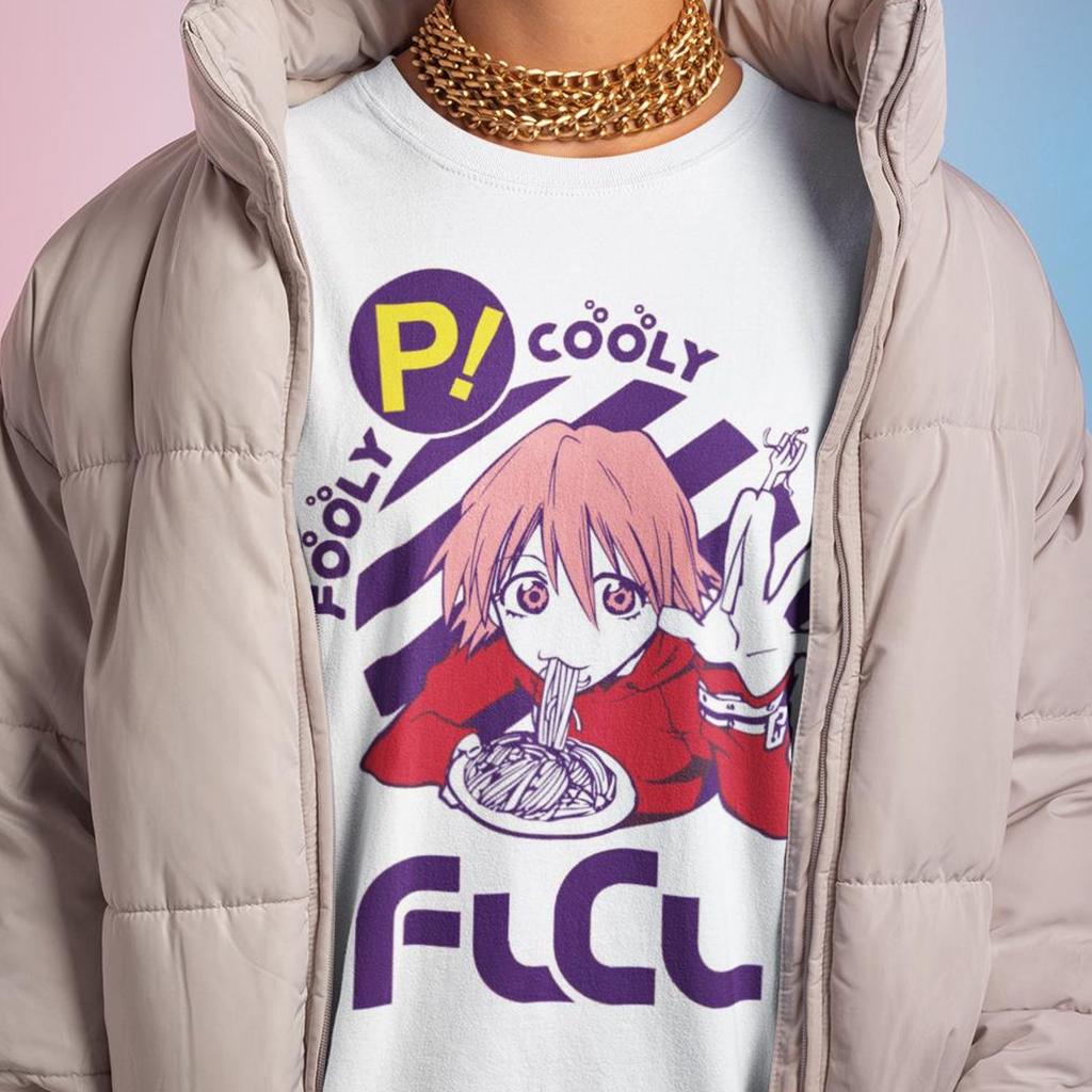 Haruko Haruhara Shirt - FLCL Tshirt,Fooly Cooly T-shirt,Anime Cosplay Tee