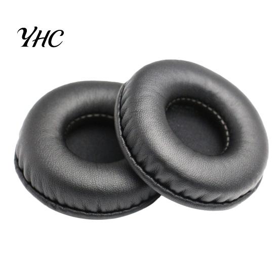 Pad 1 Pair Headphone Cushion Protective Replaceable Protein Faux Headset Sleeve Leather Noise-insulation 50mm-110mm Gaming for Earphone 50mm