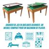 Devessport Multijeux 7en1 Special, Baby-Foot, Billard, Air Hockey, Ping-Pong. Table De Jeu Complète Pour Enfant