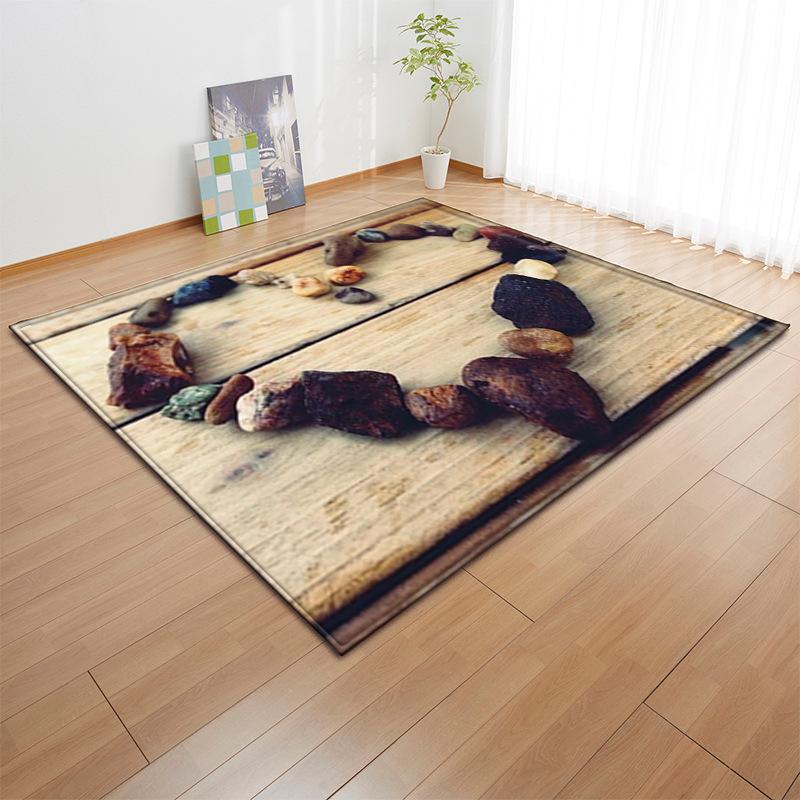 Valentine'S Day Series Carpet Living Room Foyer Kitchen Floor Mat Pattern Support