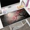 Retro Plum Blossom Design Mouse Pad Desk Mat Gaming Pad NonSlip Stitched Edge Desk Accessories Computer Office Mousepads