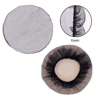 Kleine Gaatjes Zwart Elastisch Gaas Snood Haar Net Bun Cover Voor Ballet Dans Verpleegkundige Professionele Elastische Gaas Cover