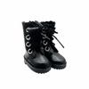 2 Pairs of Boots for 30cm Dolls, Model: BJD Doll Shoes with Back Zipper, Miniature Booties