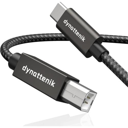

dynattenik TrackSync180 | 1.8m USB-C to B Interface Adapter - Upgrade Your MIDI Keyboard, Controller, or Audio Interface | Compatible with PC, Mac, Li