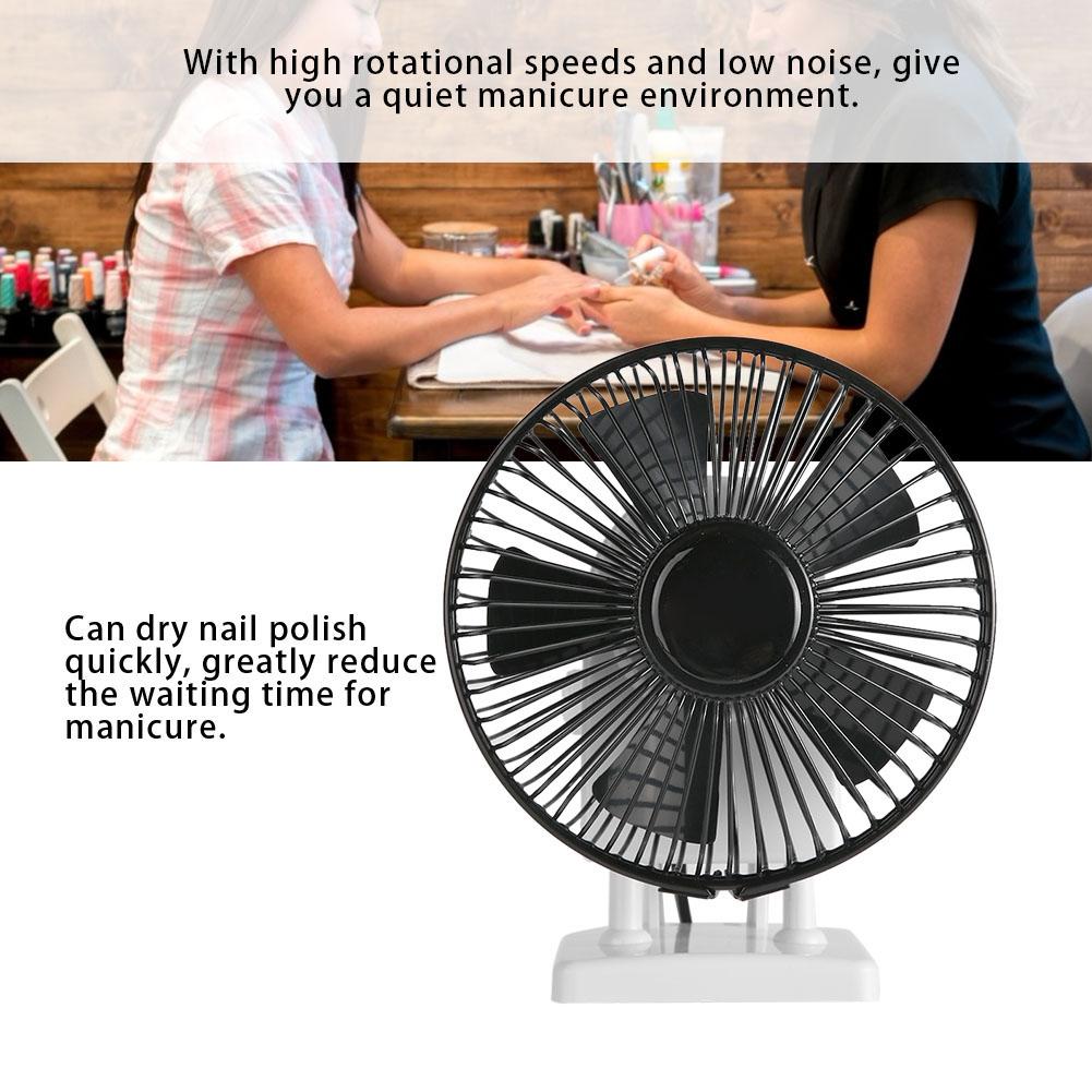 Mini Electric Fan Table Desk Big Wind Manicure Fan Dryer Manicure ToolUS Plug 110V