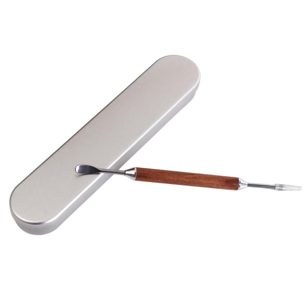 With Wood Handle Coffee Latte Art Pen Stainless Steel Espresso Accessory Coffee Art Needles  Cafe