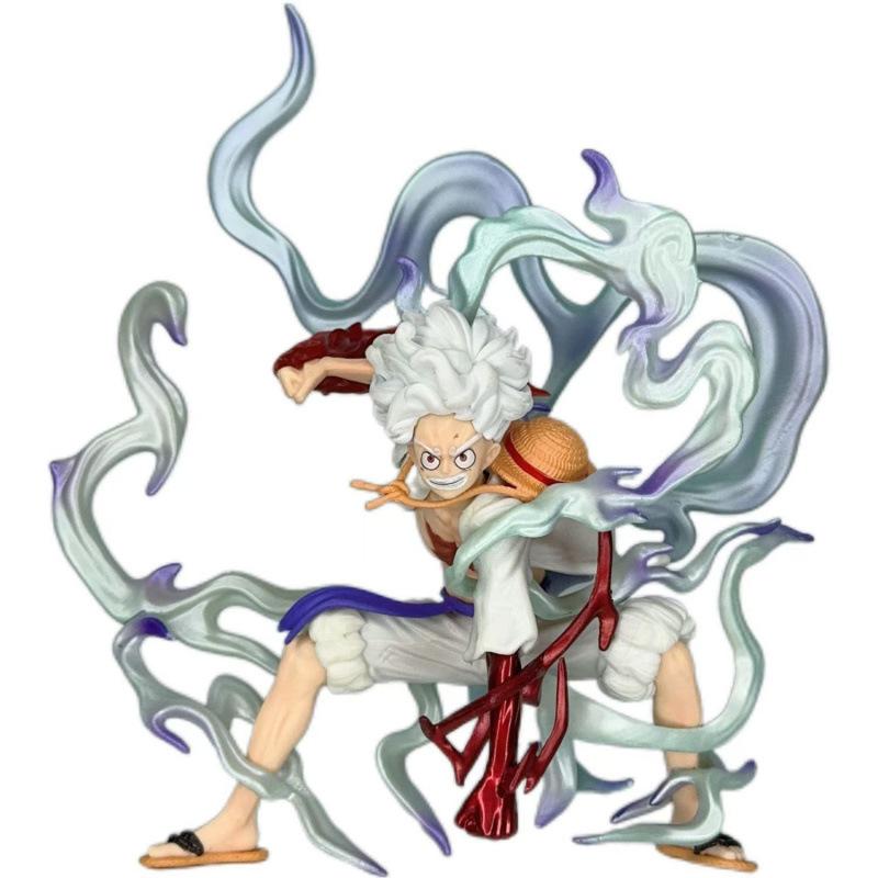 ONE PIECE Sun God, Fruit Awakening, Flame Five-speed Nika Luffy Figure, Model Ornament Cross-border Gift