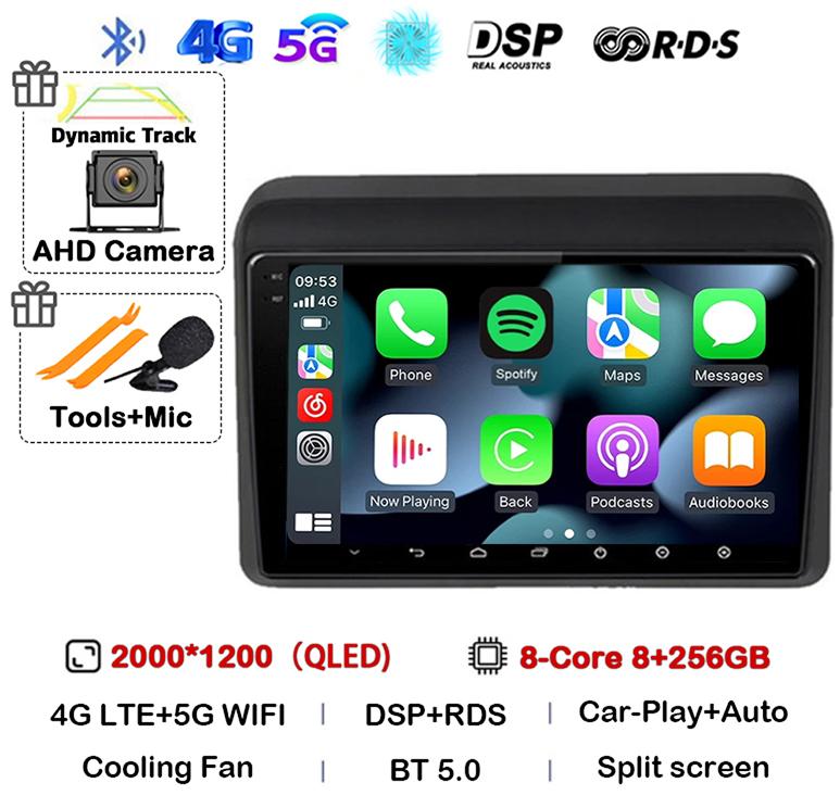 Android 14 Carplay Auto Stereo For Suzuki ERTIGA 2018 2019 2020 Car Radio Multimedia Video Player Car GPS 2 Din DVD 360 Camera