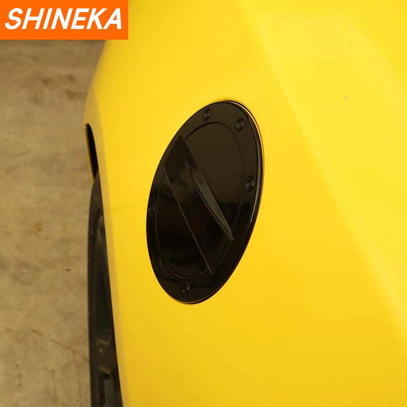 SHINEKA Car Exterior Gas Oil Fuel Tank Cap Decoration Cover Trim for Chevrolet Camaro 2017 2018 2019 2020 2021 2022 Accessories