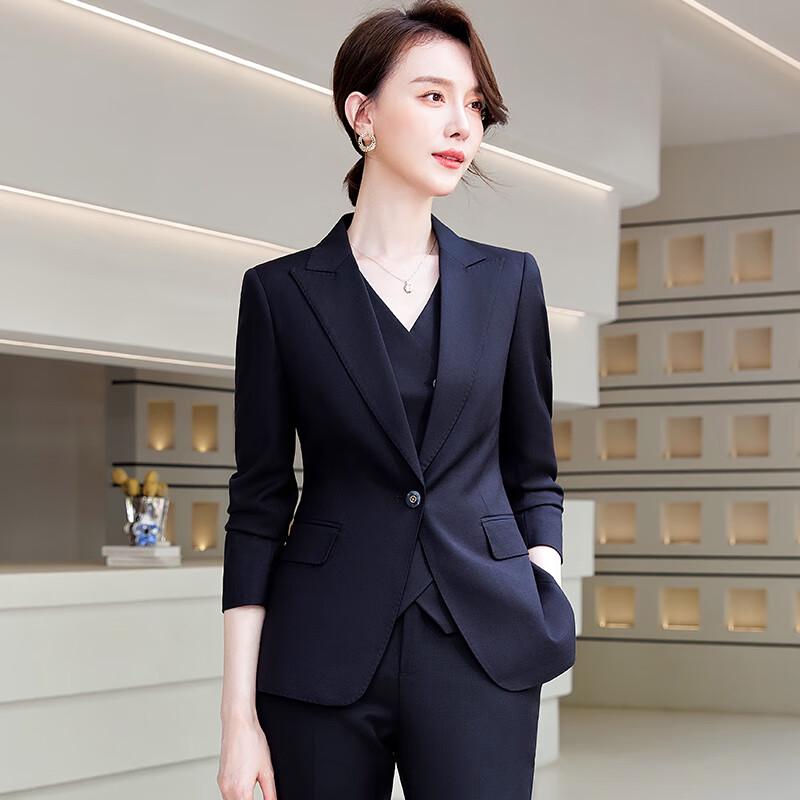 Women's Single-Button Business Suit Set
