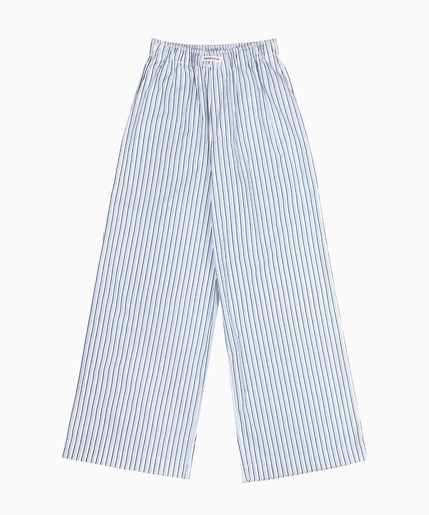 Hollideibijiteo Everyday Wide Pants - Sky Stripe