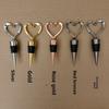 JSH003 Decorative Beverage Keeping Standard Bottles Wine Champagne Fresh Heart Shaped Plastic Wine Bottle Stopper