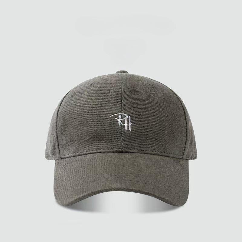 Unisex Trendy Hat With Letter Embroidery Baseball Cap Summerkorean Style Simple Versatile Couple Baseball Cap With Visor