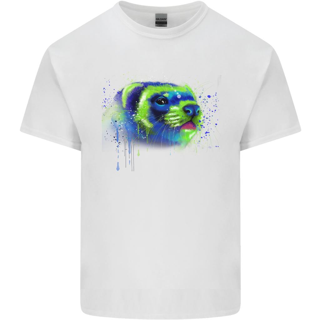 A Ferret Watercolour Unisexs Light Cotton TShirt
