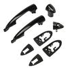 1 Pair Front/Rear Exterior Door Handles 156145296 156145295 For Alfa Romeo 147 Giulietta Alfa Mito Lancia Y 2012- 2156145296