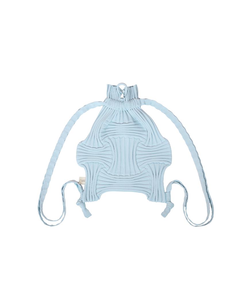 Pleatsmama New Bow Backpack Light Blue