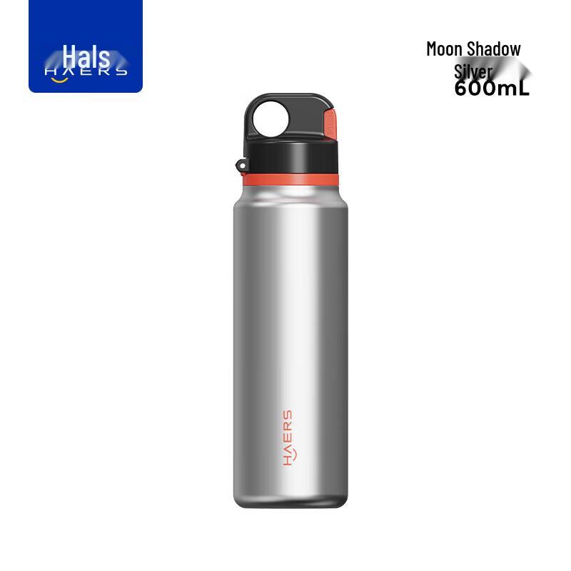 HAERS Dual-Drink Quick-Open Sports Water Bottle 600ml