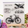 Camera Bicycle Plane Transparent Clear Silicone Stamp for Seal DIY Scrapbooking Clear Stamp