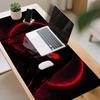 Dunkler Gothic-Stil Rote Augen Mädchen Mauspads Schreibtischmatte Schreibtisch-Interieur Mauspads Gamer Spielmatte Gaming-Raum Dekoration Großes Mauspads