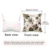 Geometric Flowers Cushions Pillowcase Printed Polyester 45X45Cm Throw Pillow Cover Decorative Sofa Cushion Pillowslip Home Decor