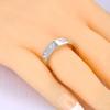 JeeMango 316L Stainless Steel White CZ Crystal Wedding Ring For Women Fashion Heart Imitation Diamond Jewelry R23025