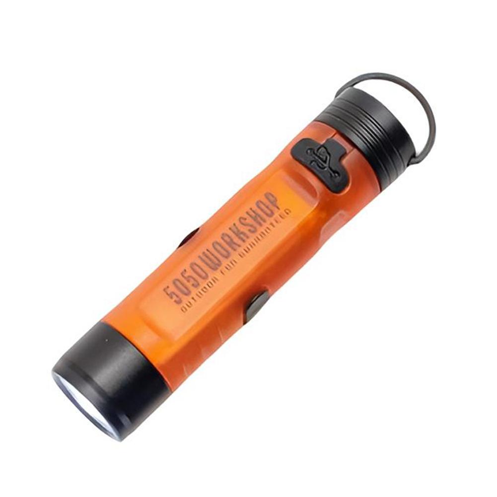 Mini Led Flashlight For Disaster Relief Long Endurance Emergency Pocket Light With Key Clip Small Outdoor Survival Lamp
