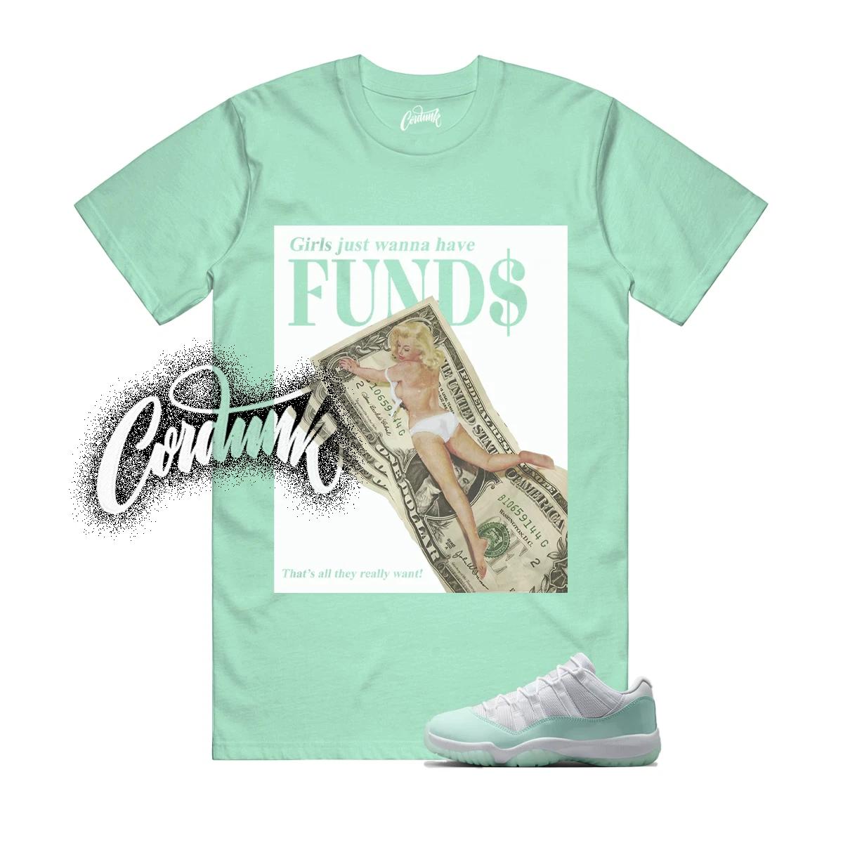 11 Igloo White Mint Green T Shirt Match FUNDS M