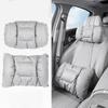 Practical Bubble Cotton Car Seat Cushion Multifunctional Anti-Stain Car Headrest Support Breathable Leather Neck Pillow