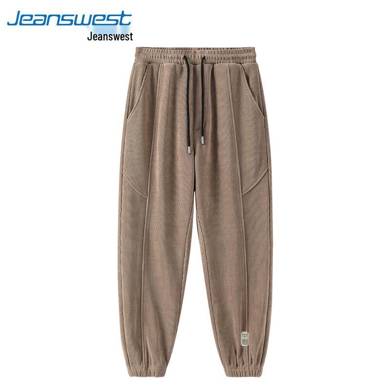 Jeanswest Men's Chinese Style Corduroy Jogger Pants