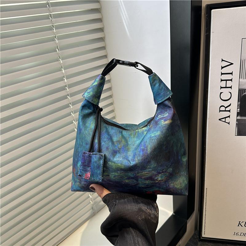 

2025 New Persimmon Ruyi Premium Original Shoulder Bag New Chinese Bag Women s Han Element Antique Oblique Span Bag синий