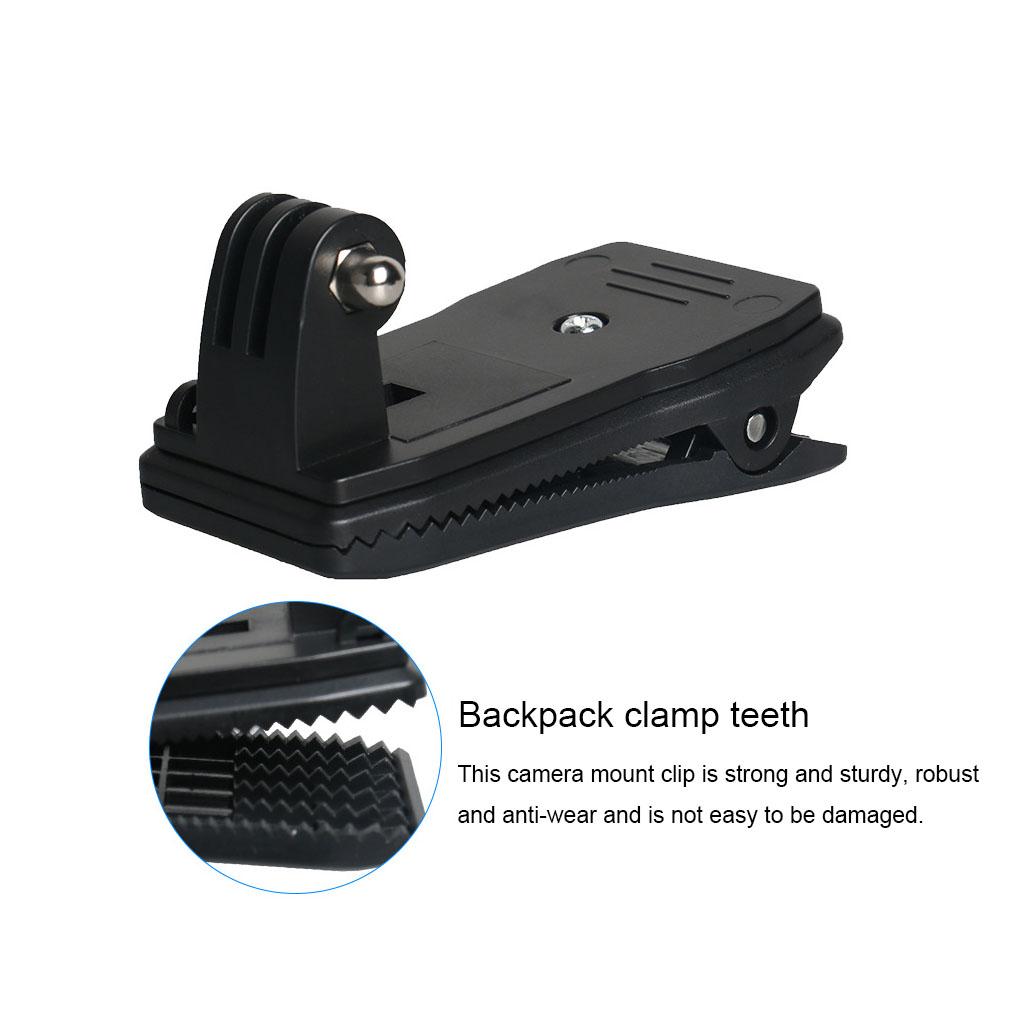 Film Making Sports Camera Mount Clip Outdoor Camping Plastic Rotation Holder Clamp Photo Replacement for 10