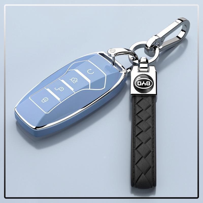 Luxury Personalized Key Case for 2020-2021 Han EV - Full Coverage & Decorative Protection