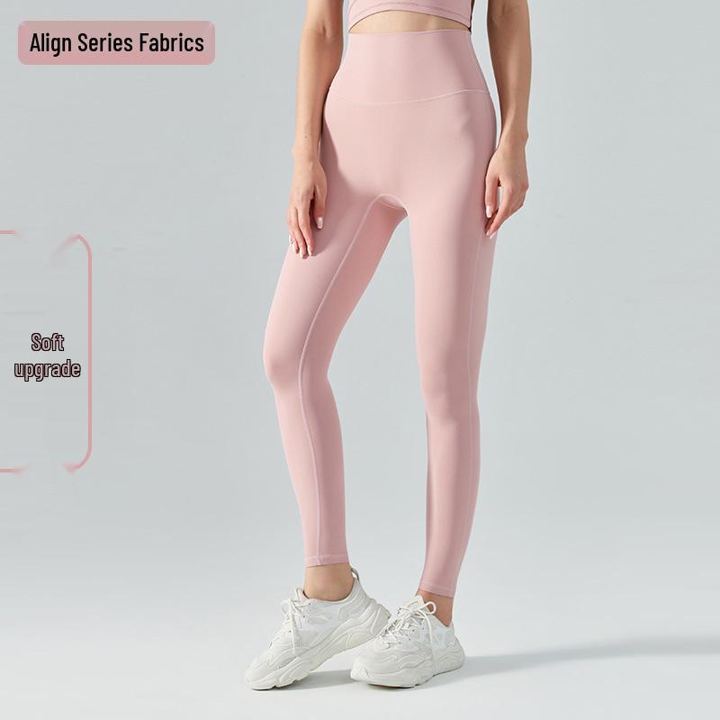 High Waist Nude Feel Seamless Yoga Pants for Women - Quick-Dry, Butt-Lifting, Tight Running Fitness Wear