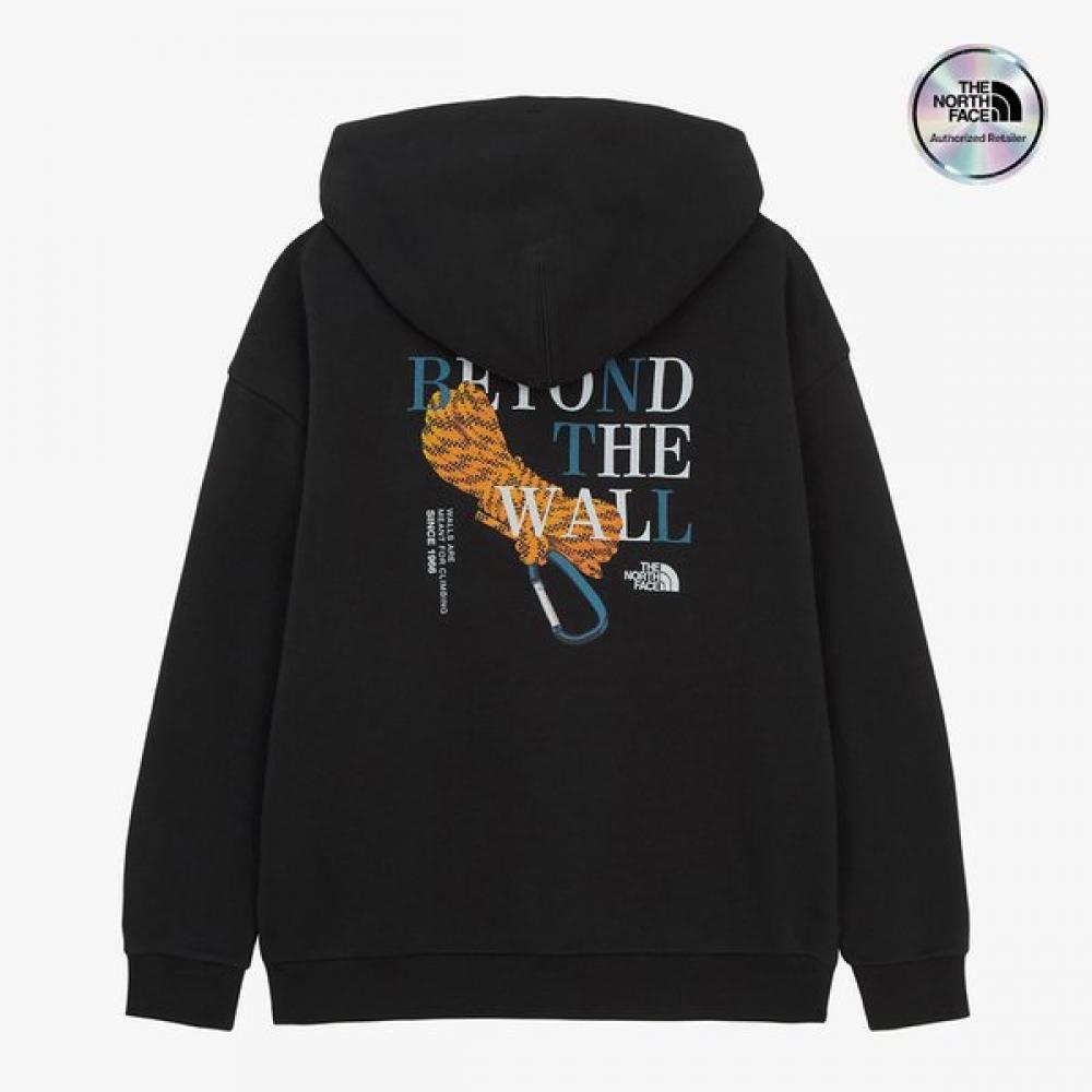 The North Face Men S Carabiner Hoodie Nm5pr55a Black BLACK/085