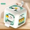 Aktivität Busy Cube Sensorikspielzeug 6 in 1 Montessori Lernspielzeug Sensorischer Busy Board Baby Übungsfähigkeiten Würfel Lernspielzeug