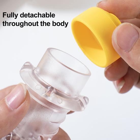 1/2Pcs Lemon Squeezer with Screw Top Lid Built-in Filter Multi-functional Hand Held Juicer Mini Manual Lemon Orange Citrus Lime Press Tool Kitchen