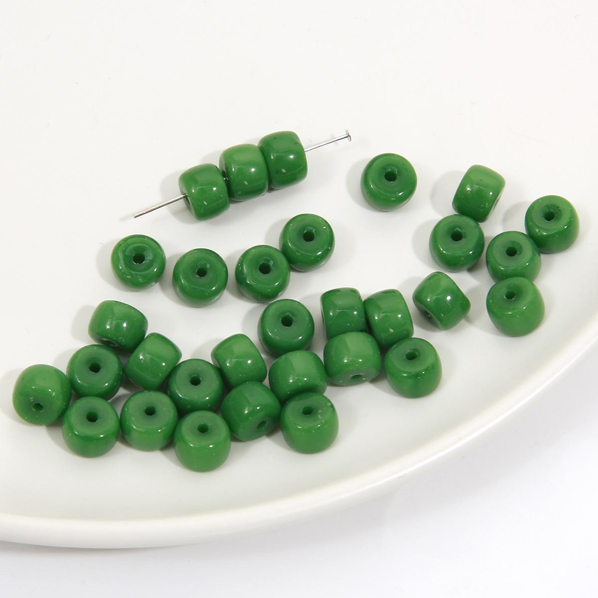 

20 шт. хрустальные стеклянные бусины для серьги, браслета, ожерелья, браслета «сделай сам», ювелирные изделия, изготовление бусин 8x6mm