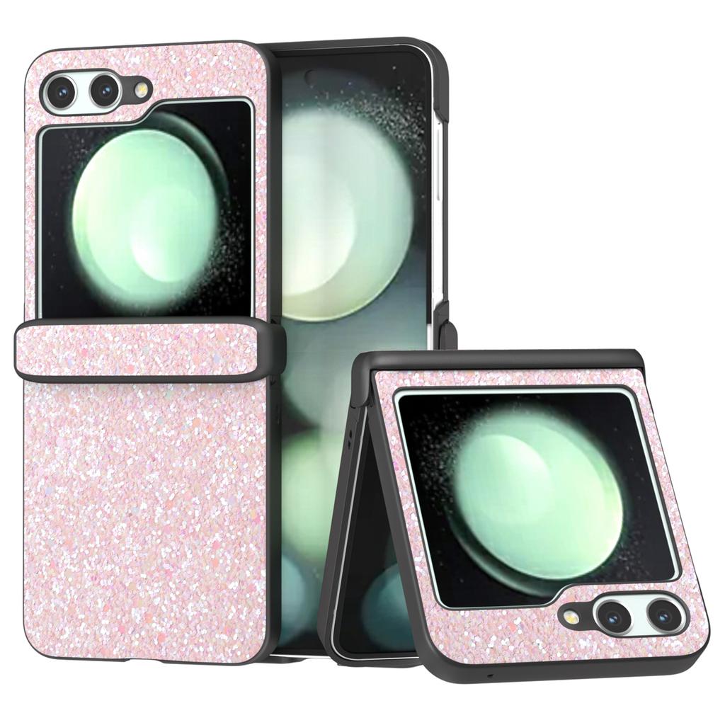 For Samsung Galaxy Z Flip7 FE 5G/Z Flip6 5G Easy Folding Wholesale Phone Case PC+PU Leather Phone Shell