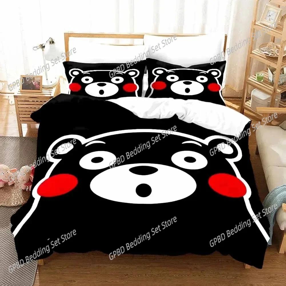 Comforter Comics Kumamon Bedding Set For Bedroom Soft Modern S Comefortable Kids And
