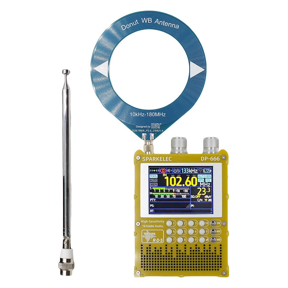 FM/LW/MW/SW Full Band Radio Battery Operated Radio DSP Full Band Portable Radio DP-666 TEF6686 Digital Radio Signal Generators