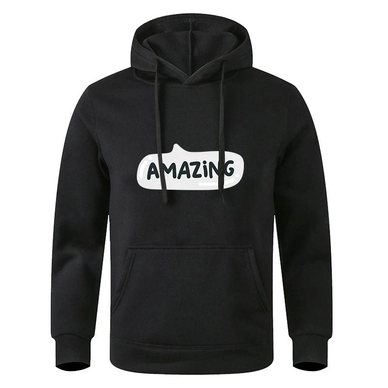 Autumn Teens Long Sleeve Black Gray Hooded Sweatshirt Hoodie Sportswear