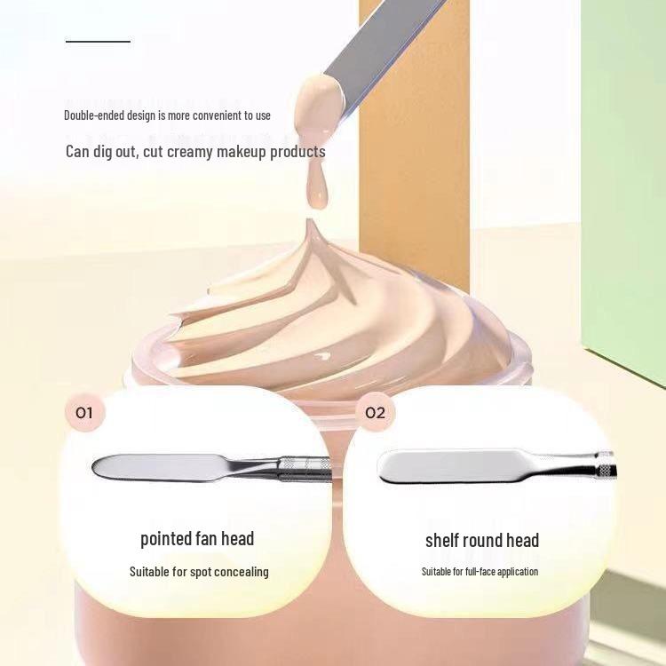 Beauty Mixing Palette Set: Stainless Steel Makeup & Nail Art Tool