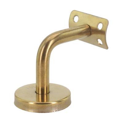 1 st Guld Ledstång Stöd Trappräcke Fäste Balustrad Väggstöd Handledare Trappa Ledstång Fästtillbehör