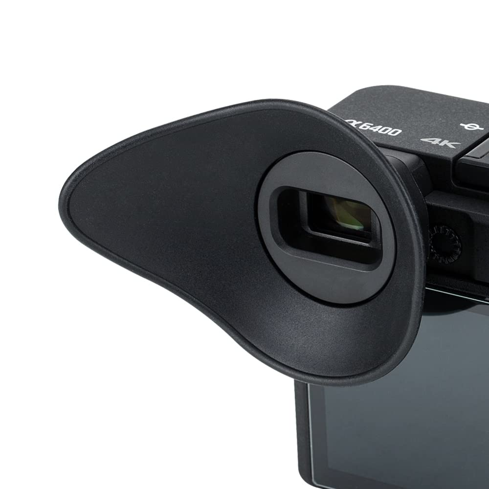 JJC Eye Cup Sony Eye Cup Kompatibilní s fotoaparátem Sony A6400 A6600 A6500 Ochrana hledáčku otočný o 360 stupňů Pohodlný Lehký Vyrobeno z