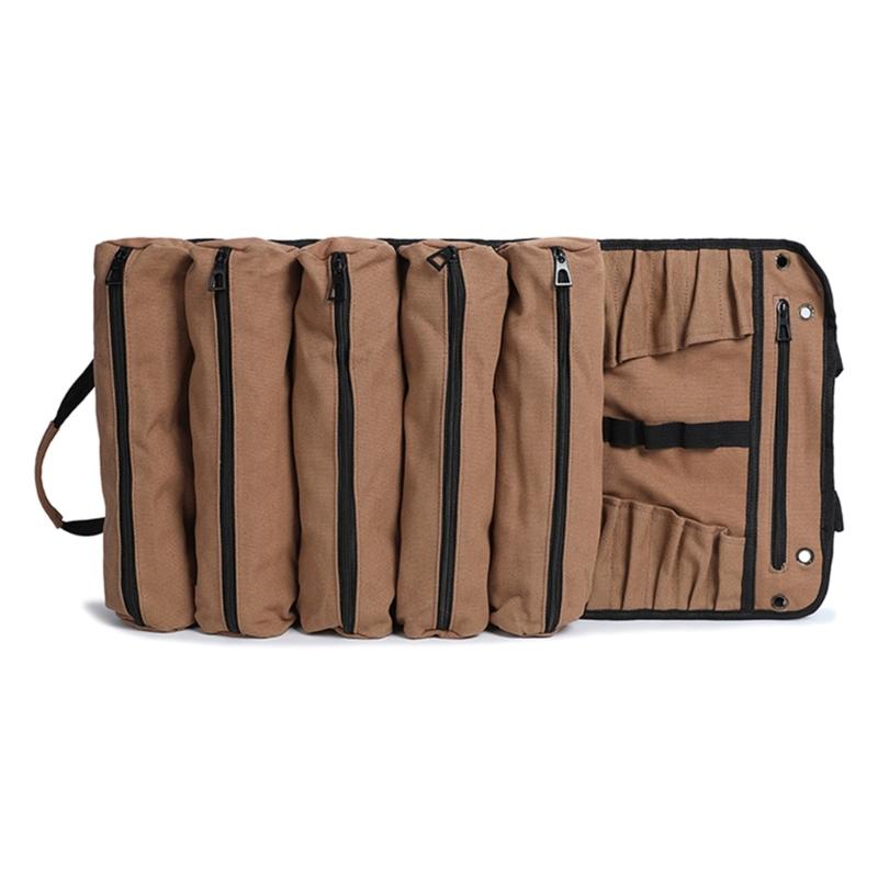 

Quality Small Tool Bag with Reinforced Stitching Roll UP Tool Bag for Long Lasting Durability Wrench Tool Organizers 1